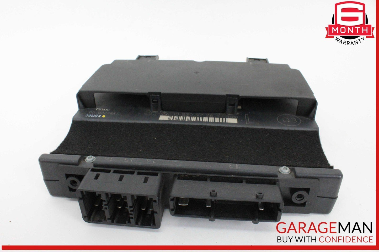 03-12 Mercedes R230 SL550 SL55 AMG Front Left Under Seat Control Module Unit OEM