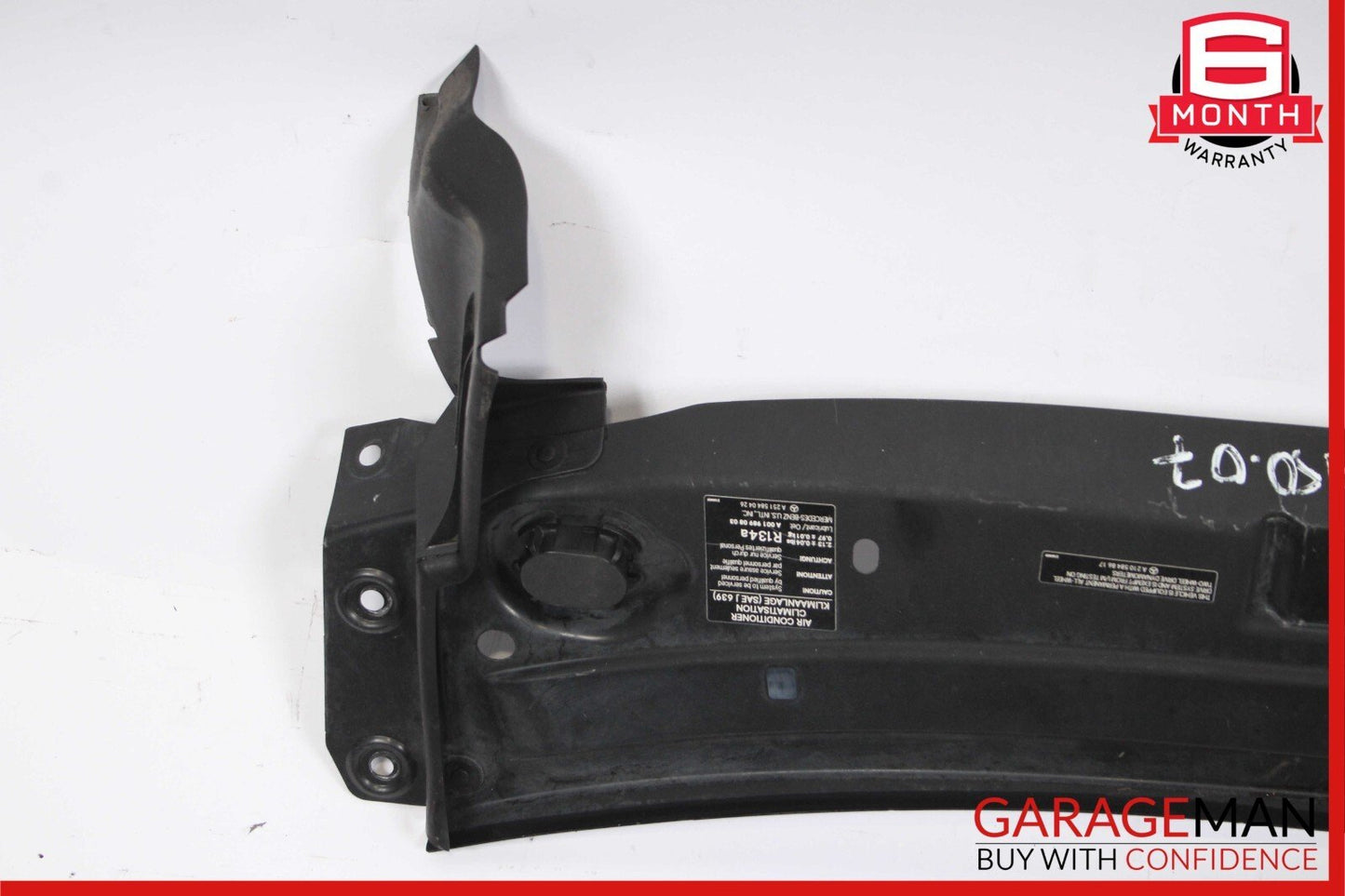 06-10 Mercedes X164 GL450 GL550 ML350 Front Upper Radiator Core Tie Bar Support