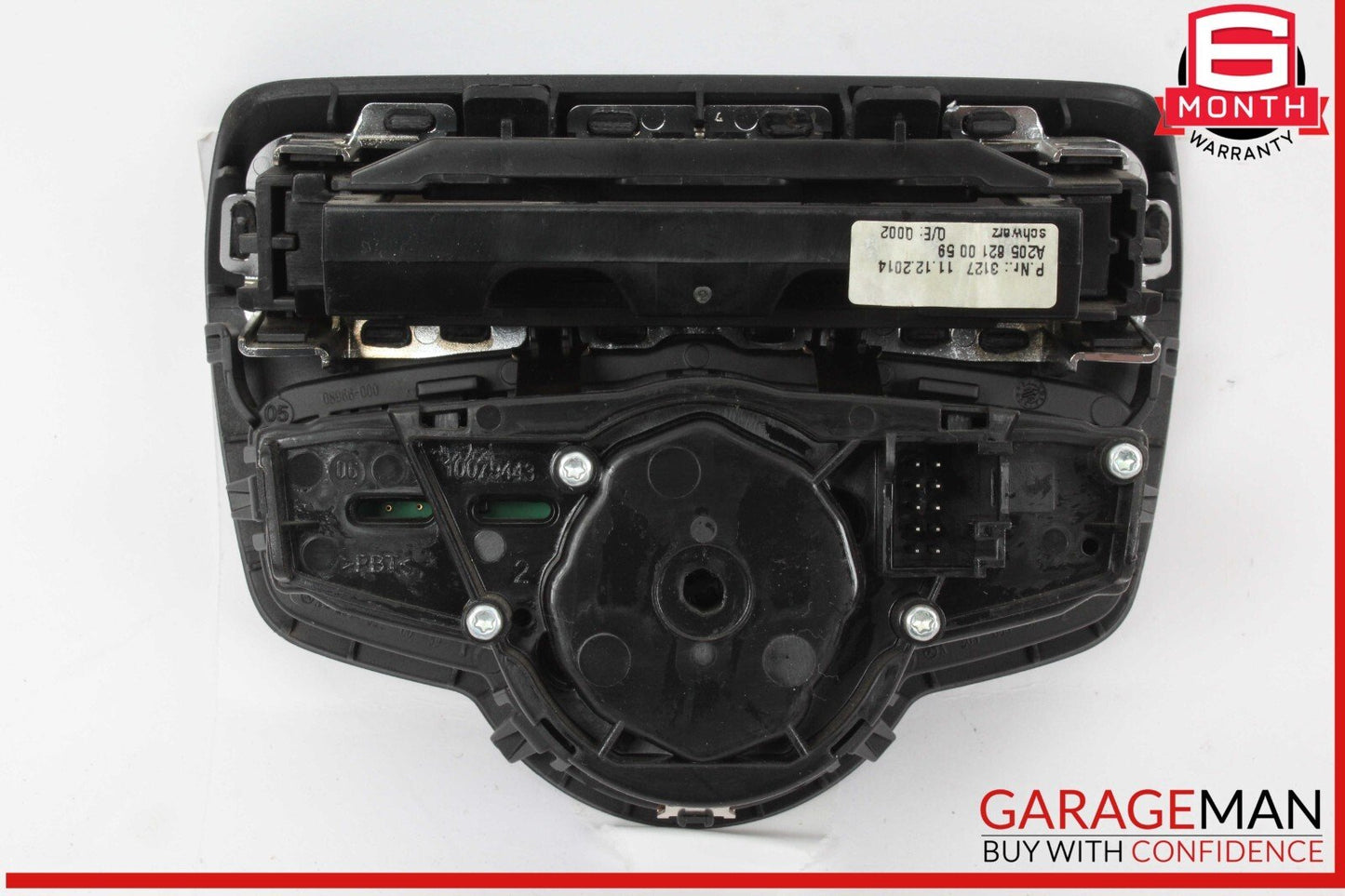 15-20 Mercedes W205 C300 Head Light Headlight Control Switch Trim Assembly Black