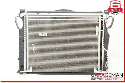 03-06 Mercedes R230 SL500 Engine Motor Cooling Radiator Fan Shroud A/C Condenser