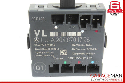 08-14 Mercedes W204 C300 C350 Front Left Side Door Control Module Unit OEM