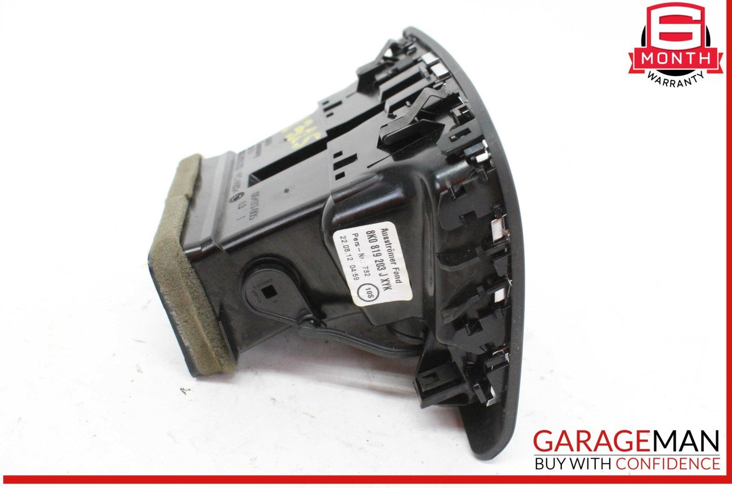13-17 Audi Q5 A5 A4 SQ5 Rear Center Console Heater AC Air Vent 8K0819203J OEM