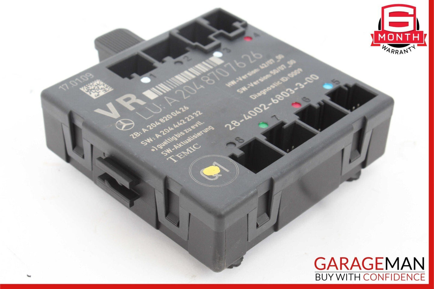 08-18 Mercedes CLS400 C300 C250 E400 Front Right Side Door Control Module Unit