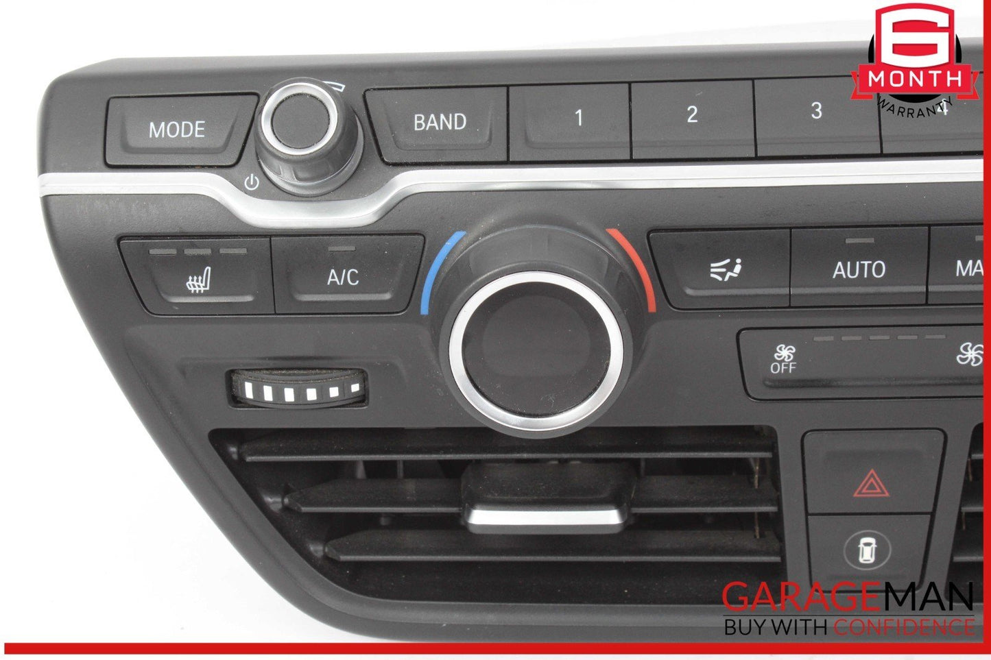 14-21 BMW i3 Hybrid Radio & AC A/C Climate Control Switch Panel 9379125 OEM