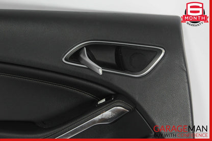 14-19 Mercedes W117 CLA250 CLA180 Rear Left Interior Door Panel Assy Black OEM