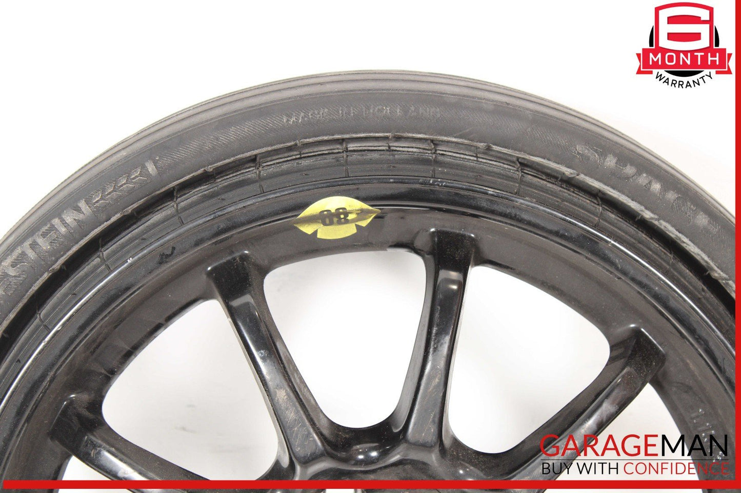 03-12 Mercedes R230 SL500 Emergency Spare Tire Wheel Donut Rim 17" R17