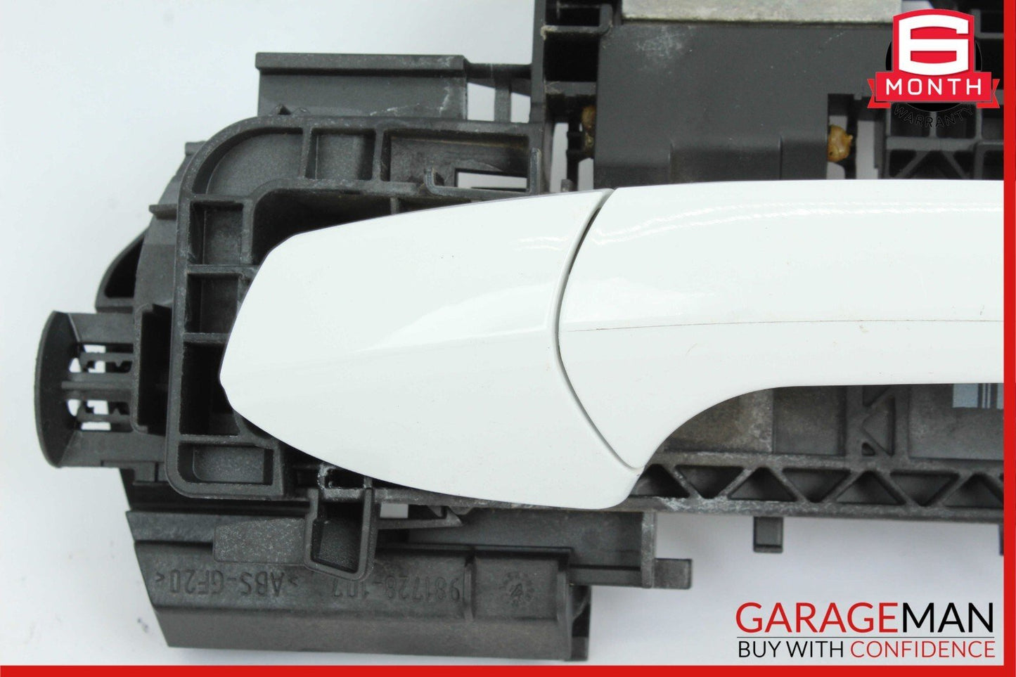 12-15 Mercedes W204 C250 C350 Rear Left Side Exterior Door Handle White OEM