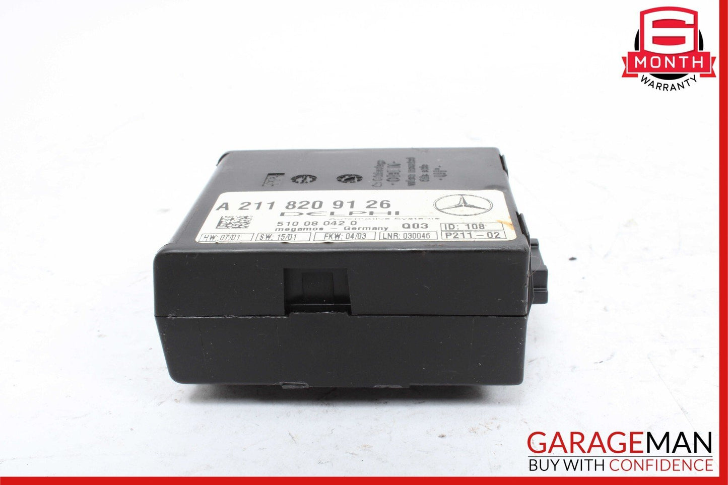 Mercedes S430 SLK280 CLK500 CL500 E320 Anti Theft Alarm Module 2118209126 OEM