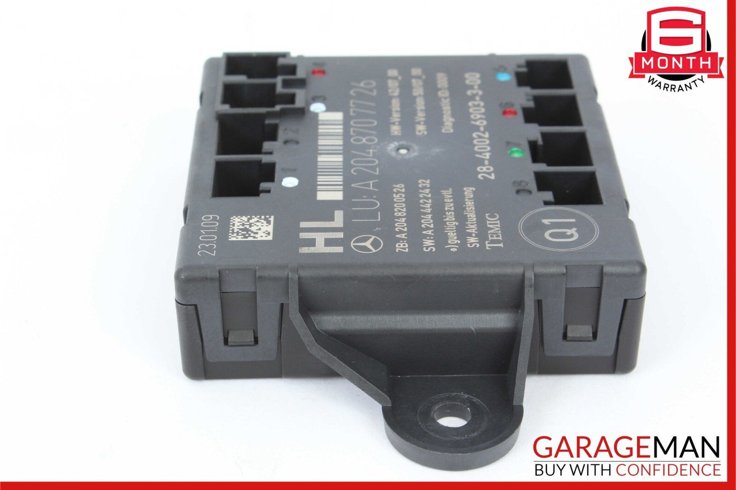 08-18 Mercedes W204 C300 CLS550 GLK350 Rear Left Side Door Control Module Unit