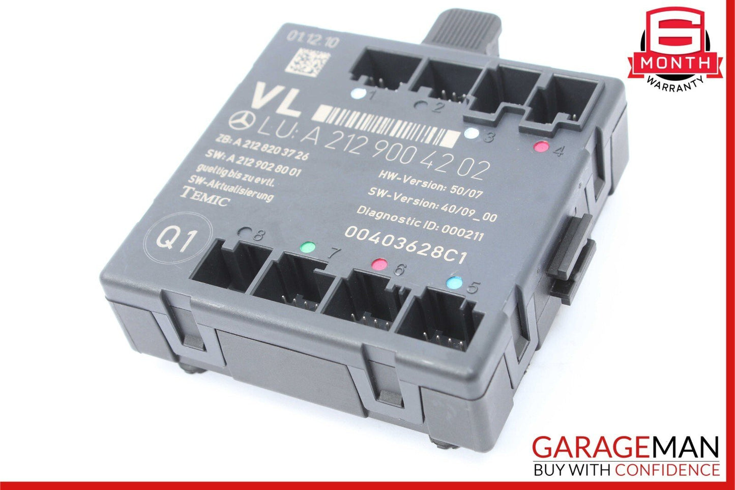 08-18 Mercedes W204 C250 SLK350 E400 Front Left Side Door Control Module OEM