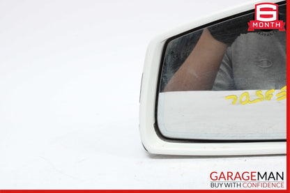 10-13 Mercedes W212 E350 E550 Left Driver Side Rear View Door Mirror White OEM