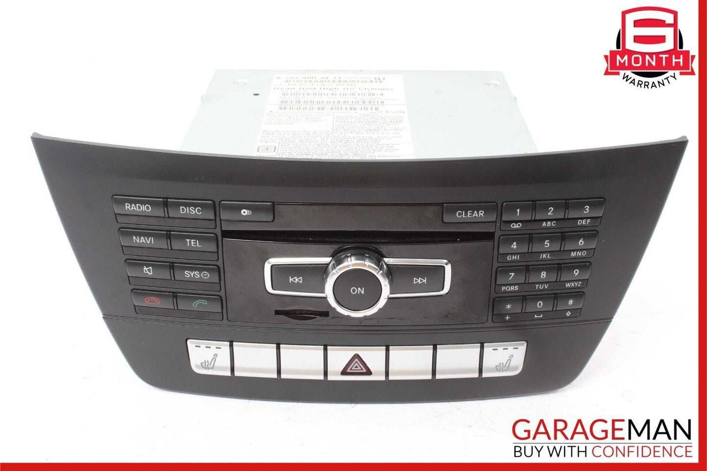 12-14 Mercedes W204 C250 C350 Stereo Radio AM FM Receiver Command Head Unit OEM