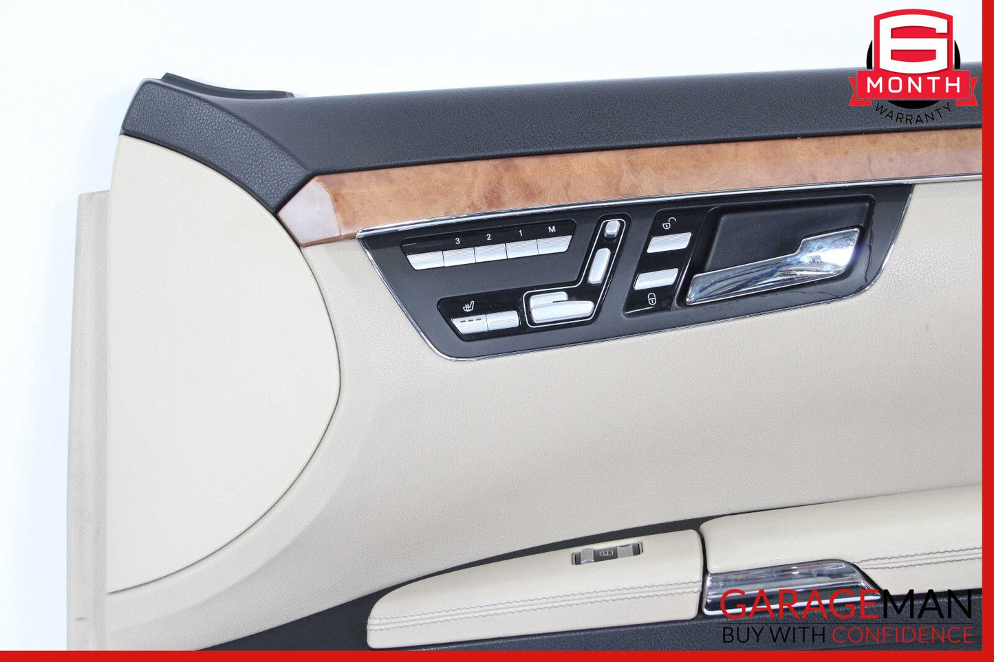 07-09 Mercedes W221 S550 Front Right Side Interior Door Trim Panel Anthracite