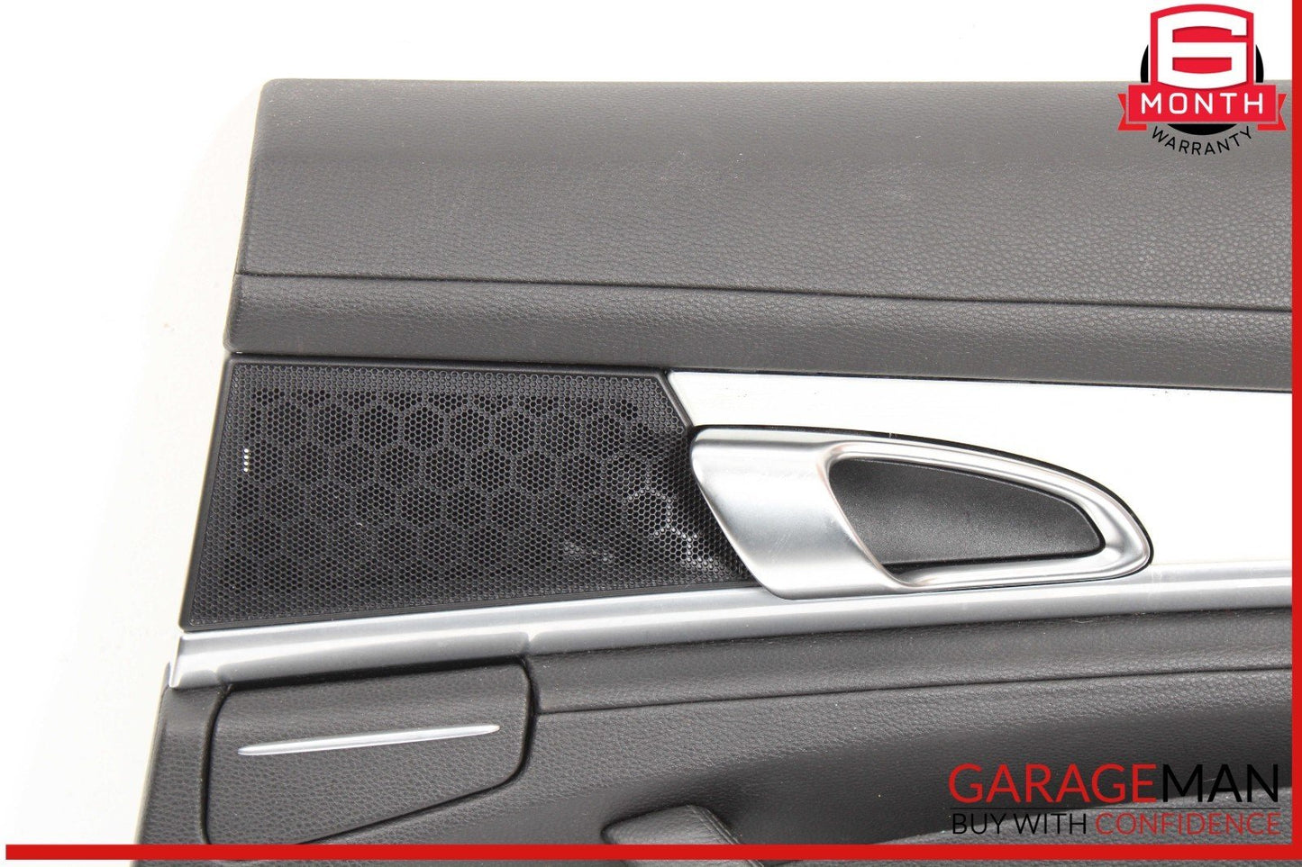 10-16 Porsche Panamera 970 GTS Rear Right Interior Door Panel Leather OEM