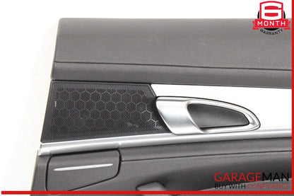 10-16 Porsche Panamera 970 GTS Rear Right Interior Door Panel Leather OEM