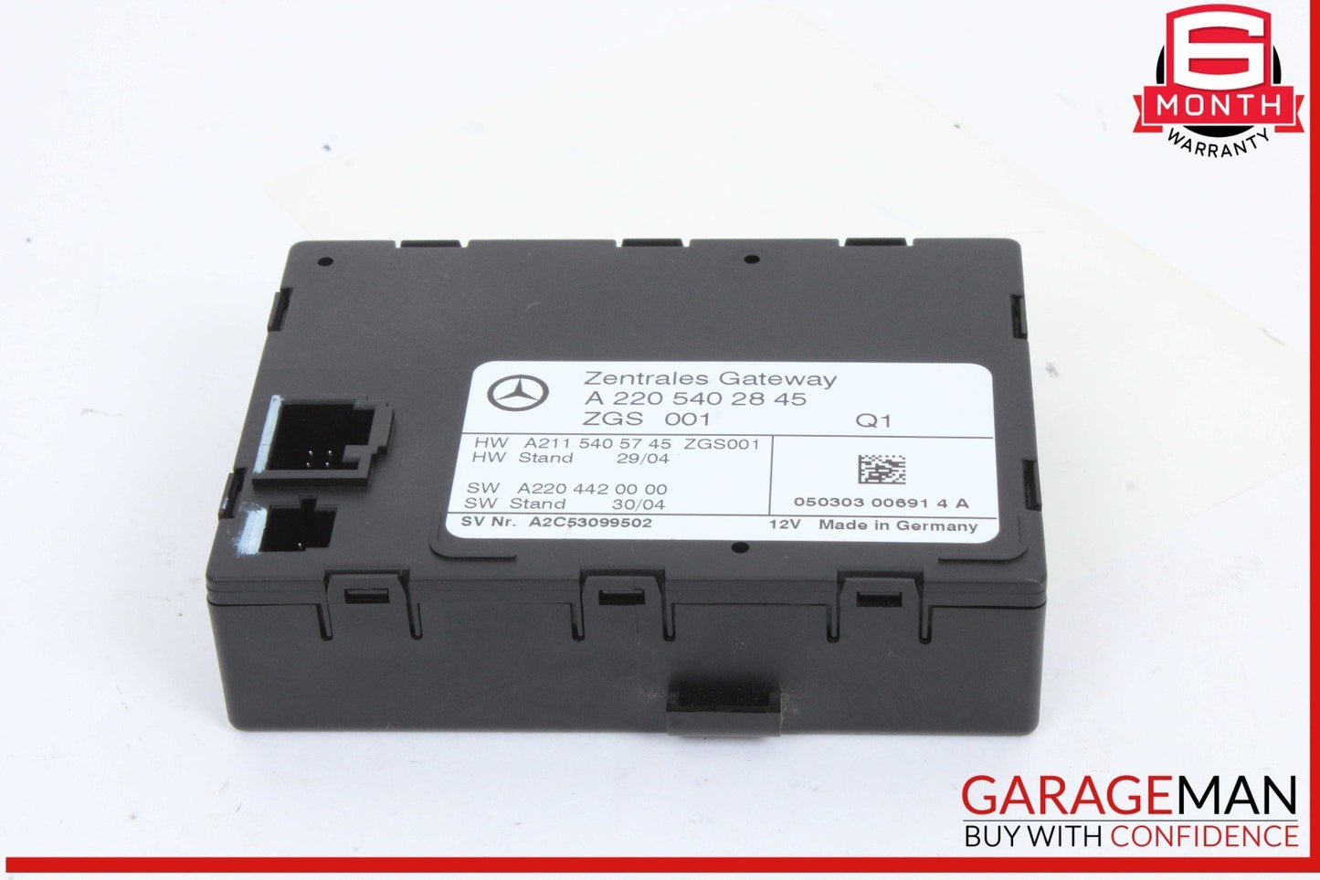 03-11 Mercedes W220 S430 E550 Central Gateway Control Module Unit 2208206385 OEM