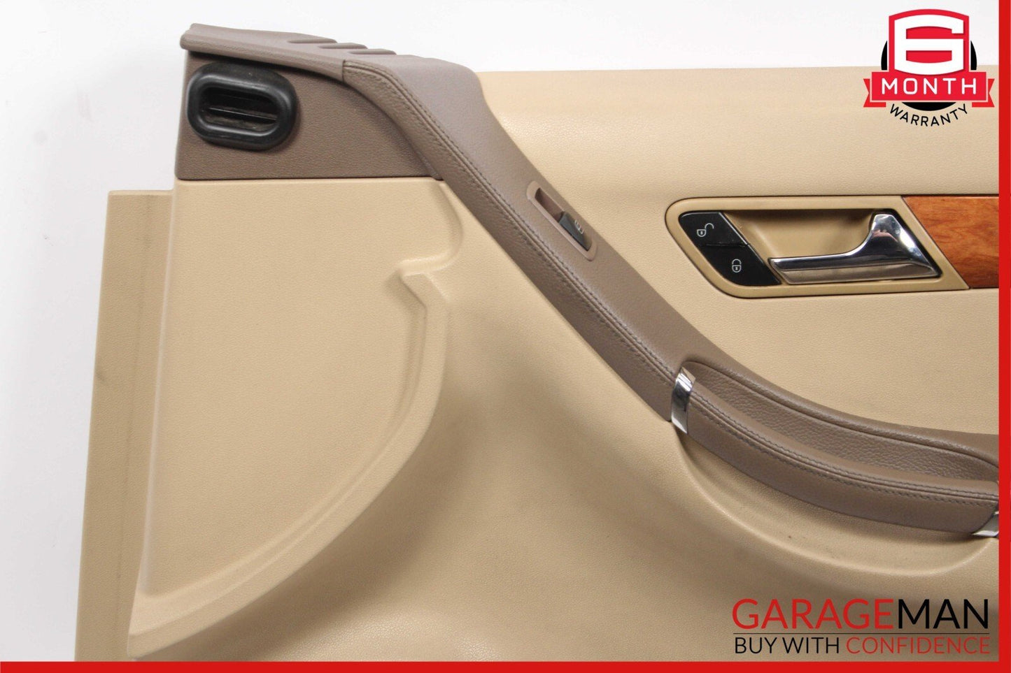 06-10 Mercedes W251 R350 R500 R550 Front Right Side Interior Door Panel Brown