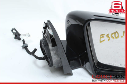 10-13 Mercedes W212 E350 E550 Front Right Side Door Rear View Mirror Black OEM