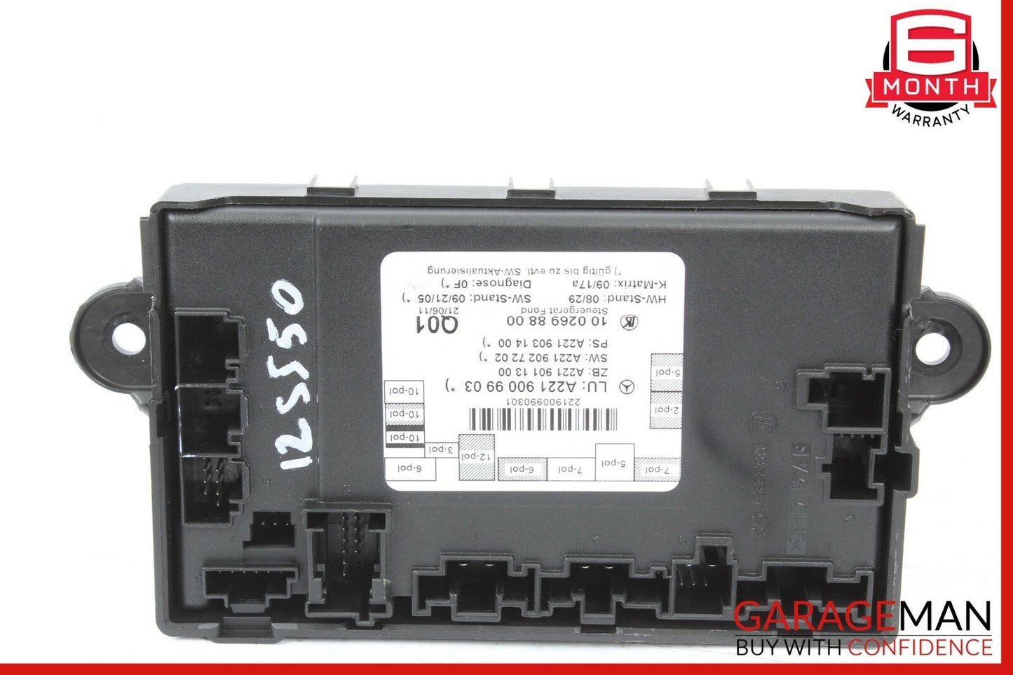 07-13 Mercedes W221 S350 S550 Rear Left or Right Side Door Control Module OEM
