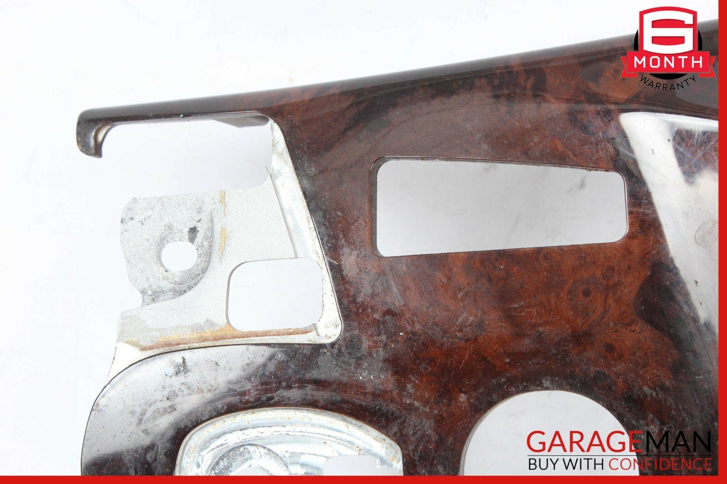 07-13 Mercedes W221 S400 S400 Center Console Multi Function Trim Bezel Wood