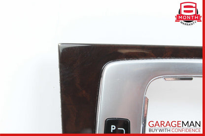 08-15 Mercedes W204 C300 Center Console Shifter Trim Cover Panel Bezel Wood OEM