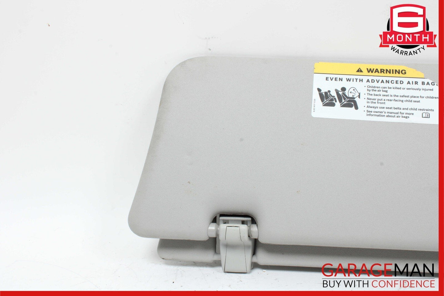 06-12 Mercedes X164 GL450 Front Right Side Sun Visor Sunvisor Shade Gray OEM
