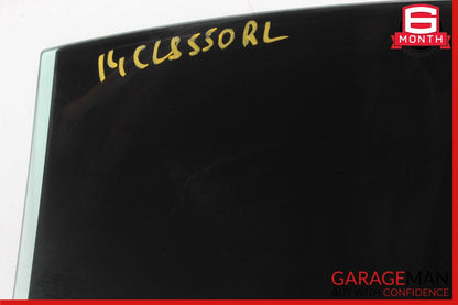 12-18 Mercedes W218 CLS500 CLS550 CLS63 Rear Left Side Door Window Glass OEM