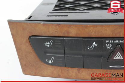03-09 Mercedes W219 CLS550 E500 Hazard Switch Control Panel 2116800552 OEM