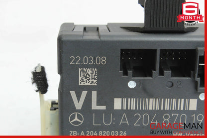 08-18 Mercedes W204 C300 C350 E400 Front Left Side Door Control Module OEM