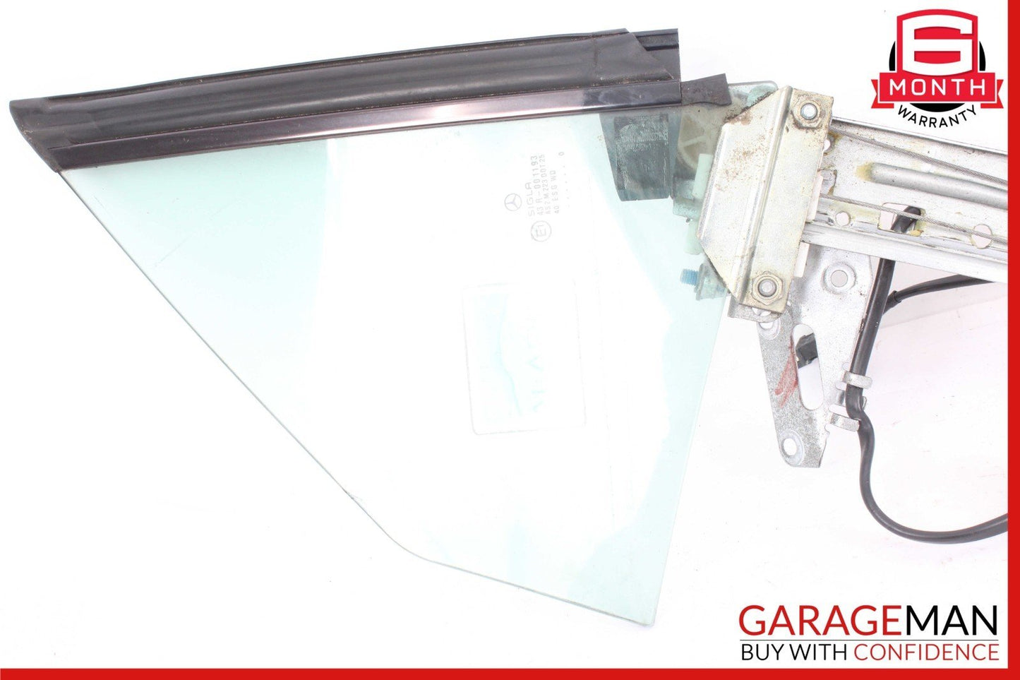 97-04 Mercedes R170 SLK230 Rear Right Side Quarter Window Glass w/ Motor OEM