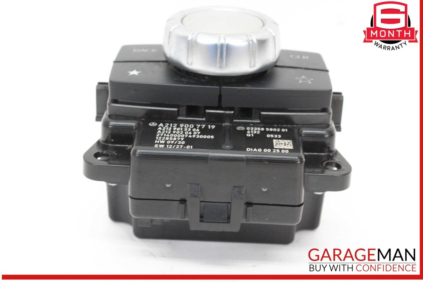 14-17 Mercedes W212 E350 Center Console Head Unit Controller Knob Multi Switch