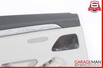14-17 Mercedes W222 S550 S500 Rear Left Side Interior Door Panel Cover Gray