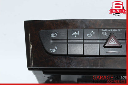 03-09 Mercedes W219 CLS550 Hazard Light Door Lock Control Switch Module Trim OEM