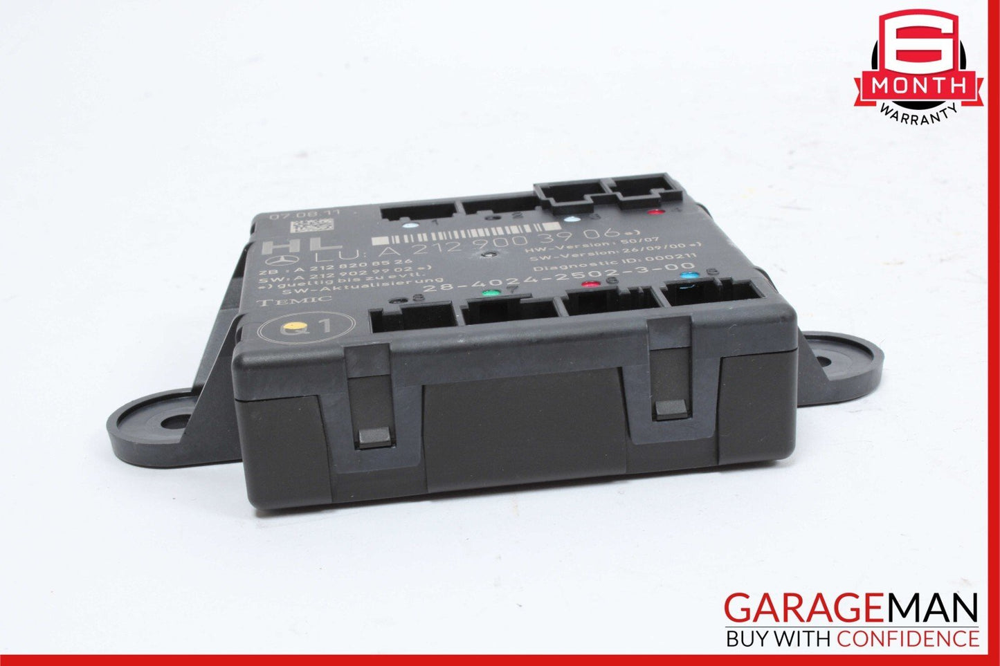 08-18 Mercedes W204 C250 C300 CLS550 Rear Left Side Door Control Module OEM