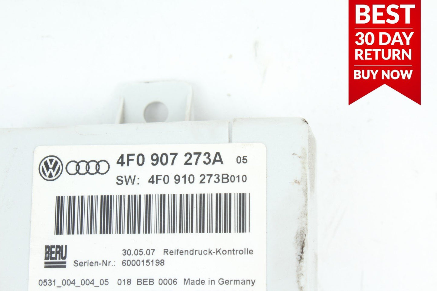 07-09 Audi Q7 TPMC Tire Pressure Monitor Sensor Computer Module 4F0907273A A110