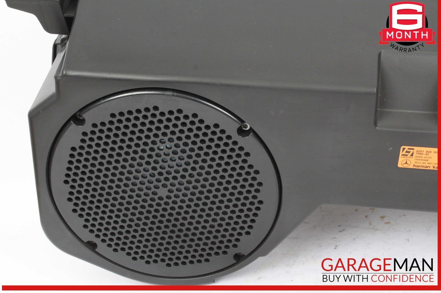 06-08 Mercedes W251 R500 4MATIC Rear Trunk Subwoofer Sub Woofer Audio Speaker