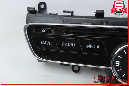 15-18 Mercedes W205 C300 Center Dashboard Hazard Control Switch w/ Clock Assy