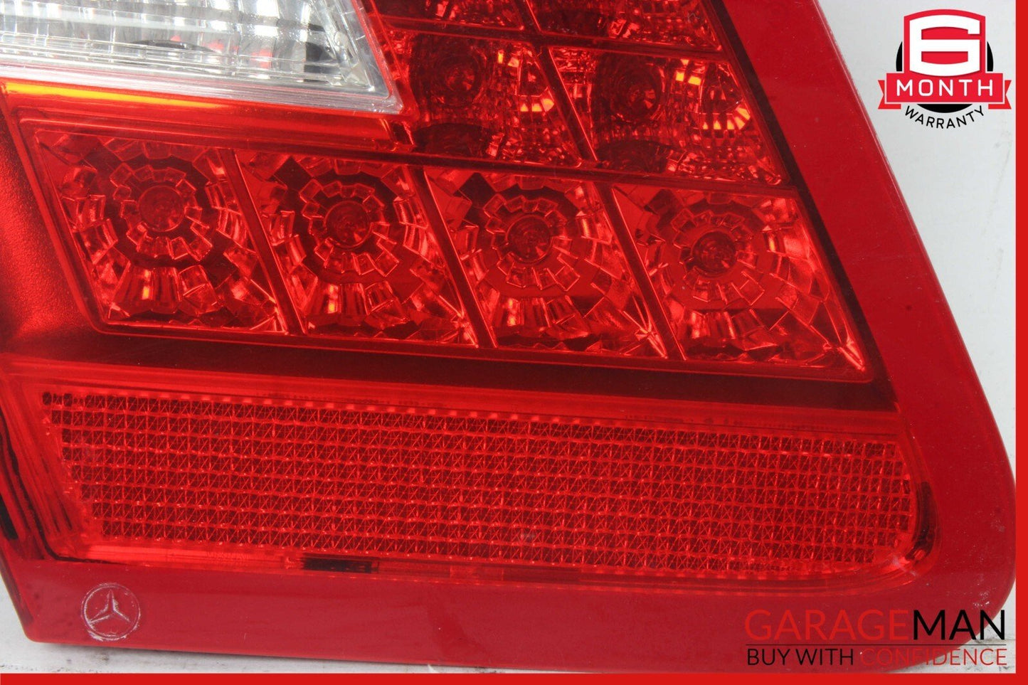 10-13 Mercedes W212 E350 E400 E63 AMG Sedan Rear Left Side Inner Tail Light Lamp
