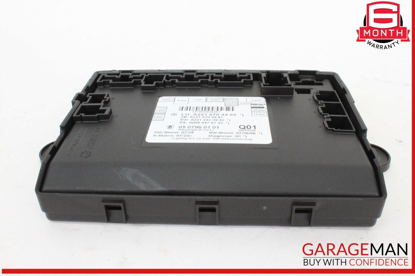 07-13 Mercedes W221 S550 Front Left Driver Side Door Control Module Unit OEM