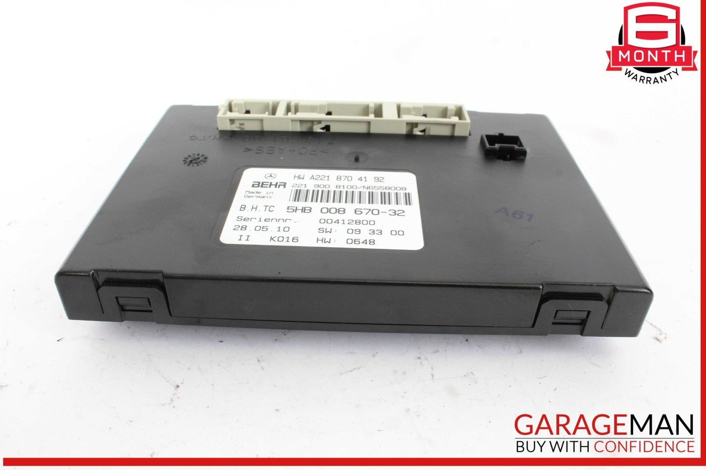 07-13 Mercedes W221 S550 S400 AC A/C Heater Control Module Unit OEM