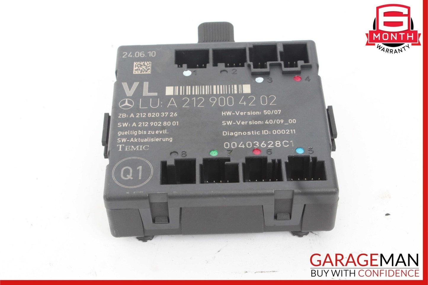 08-18 Mercedes W204 C250 SLK350 E400 Front Left Side Door Control Module OEM