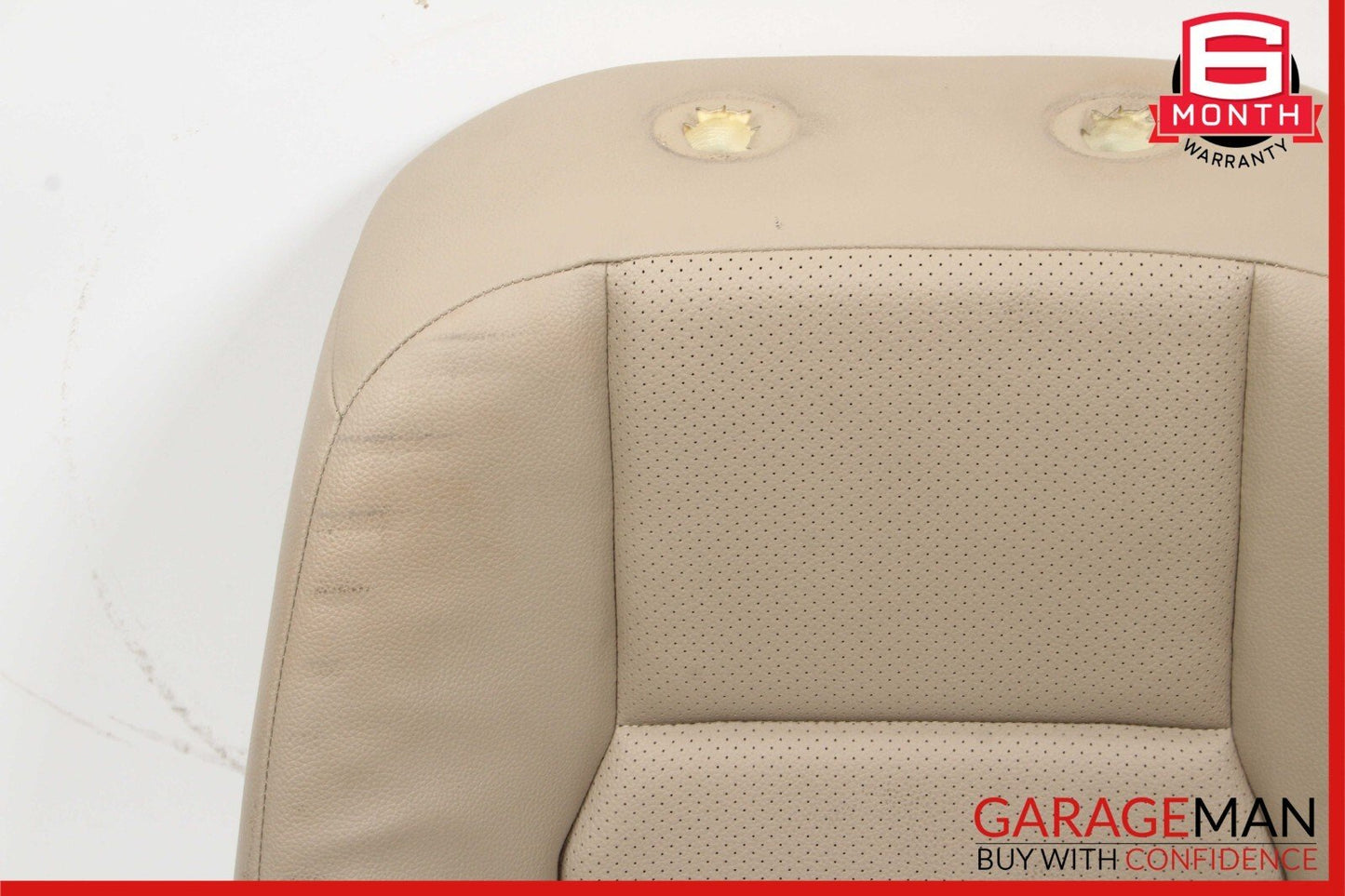08-14 Mercedes W204 C250 C300 Front Right Side Top Upper Seat Cushion Beige
