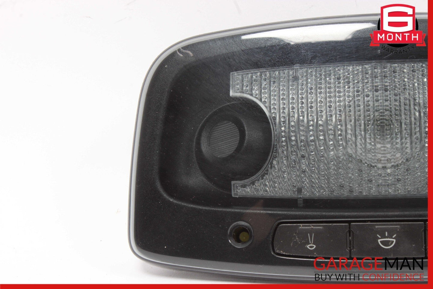 14-17 Maserati Ghibli Rear Overhead Dome Light Reading Lamp Module Black OEM