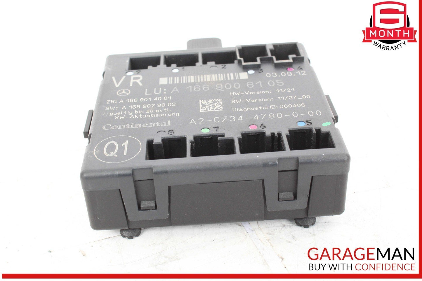 12-20 Mercedes X166 GL450 CLA45 AMG Front Right Side Door Control Module OEM