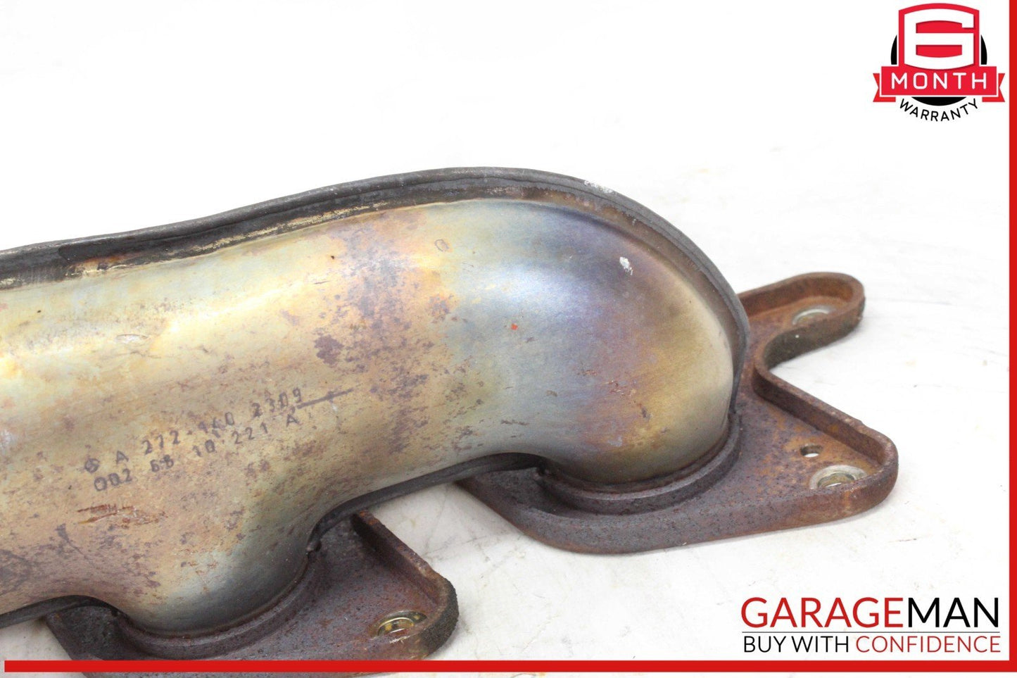 06-12 Mercedes W212 E350 C300 C350 V6 M272 Left Side Exhaust Manifold Header OEM