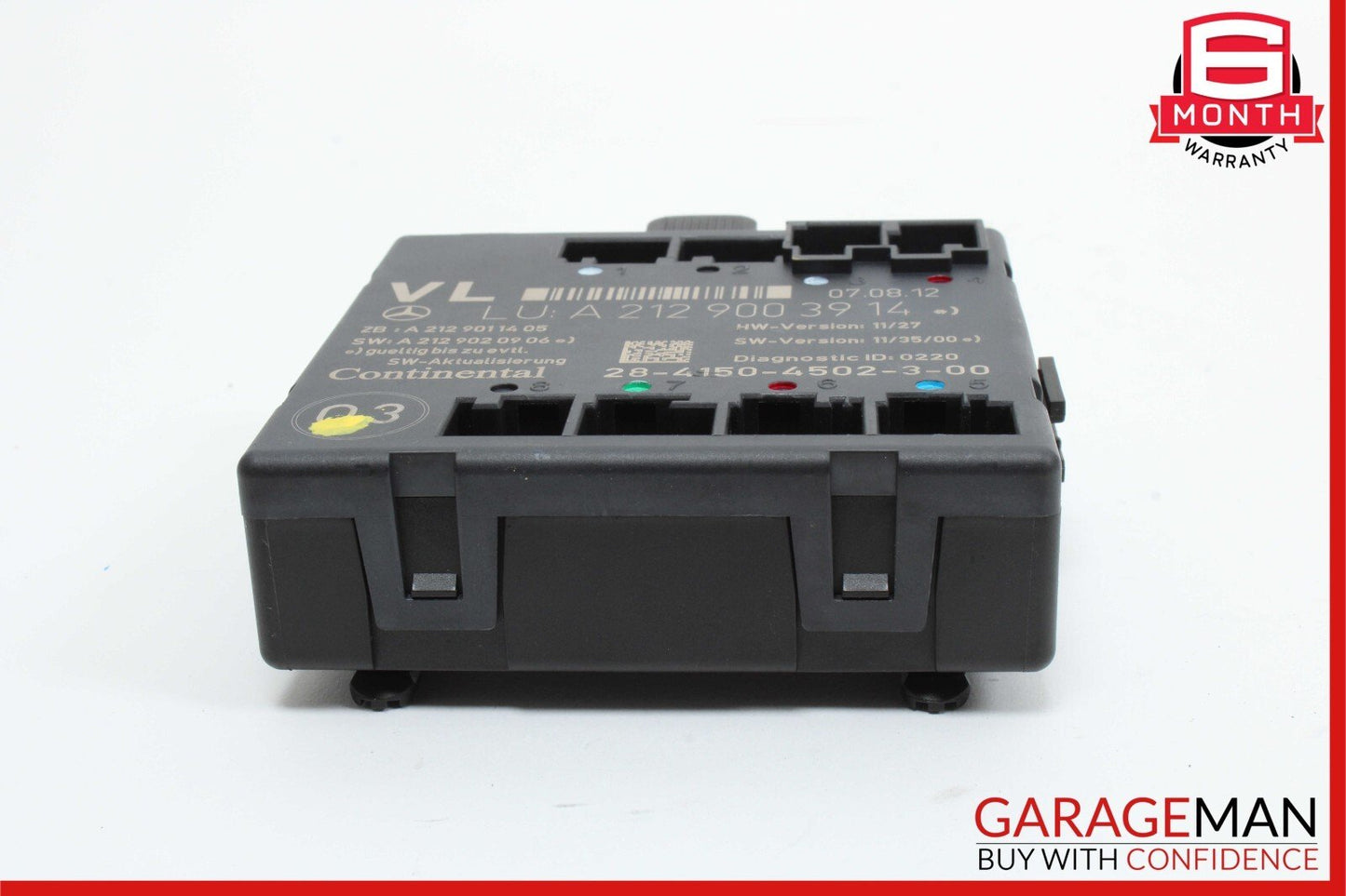 08-18 Mercedes W204 C250 GLK250 CLS550 Front Left Side Door Control Module OEM