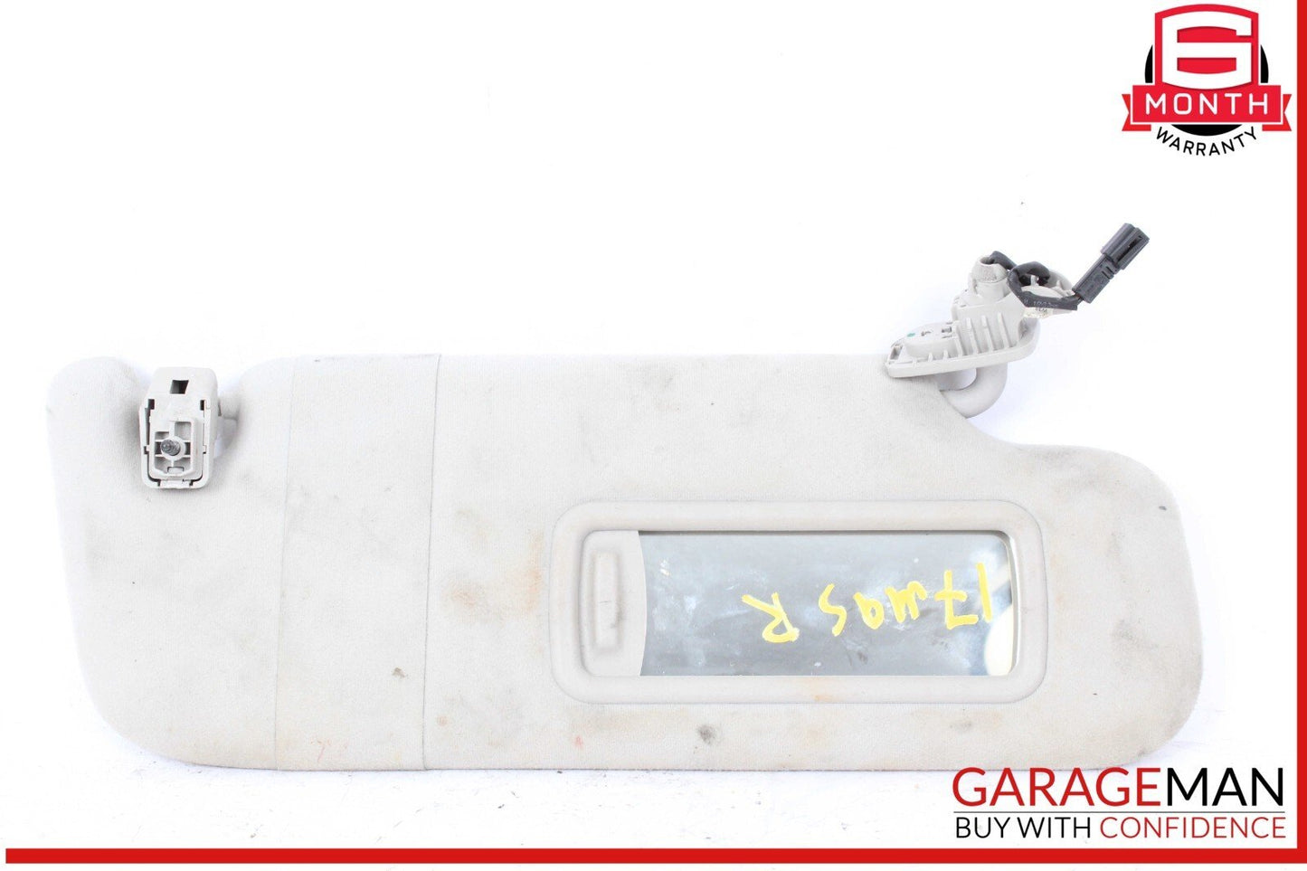 17-22 Maserati Levante Front Right Sun Visor Shade White OEM