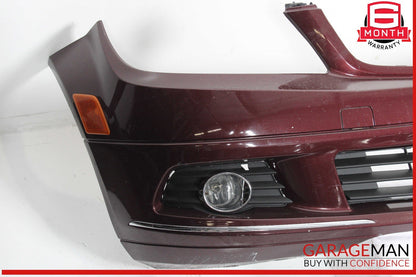 08-11 Mercedes W204 C350 C300 Front Bumper Cover Assembly Carneol Red OEM