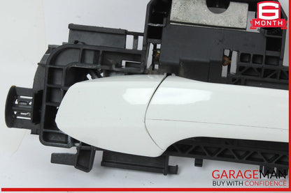 08-15 Mercedes X204 GLK350 Rear Left Driver Side Exterior Door Handle White OEM
