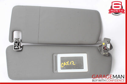 11-18 Porsche Cayenne 958 S Front Right Side Sun Visor Shade Cover Gray OEM